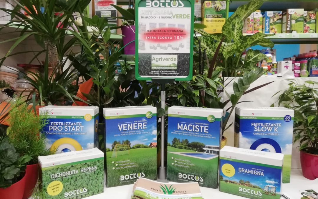 Prato perfetto: tutti i fertilizzanti e le sementi Bottos