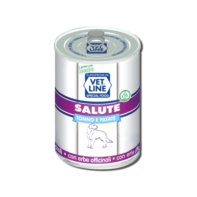 VET LINE Scatoletta per Cane SALUTE Umido 150/400 gr