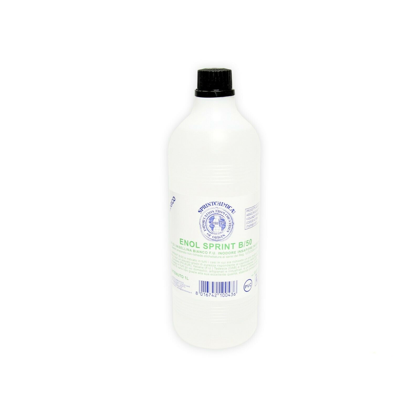 Olio Enologico di Vasellina Bianco Uso Alimentare Paraffina Liquida - 1 LT