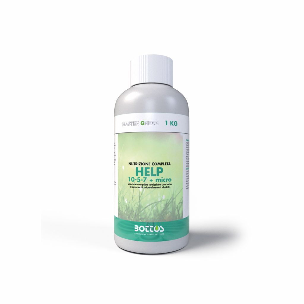 Concime liquido per Prato HELP 10-5-7 + microelementi conf. 1 lt