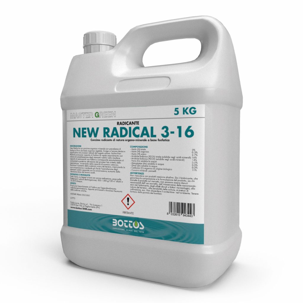 Radicante liquido 3-16 + 0,5 FE New Radical conf. 5 lt