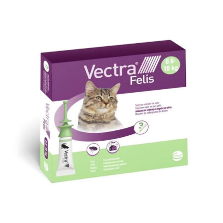 Antiparassitario per Gatto VECTRA Felis contro pulci 3 pipette