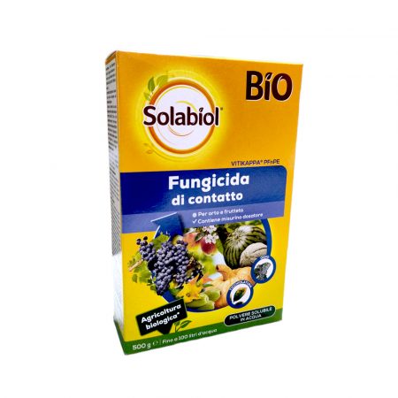 Solabiol Fungicida di Contatto VITIKAPPA PFnPE per Orto e Frutteto 500 gr