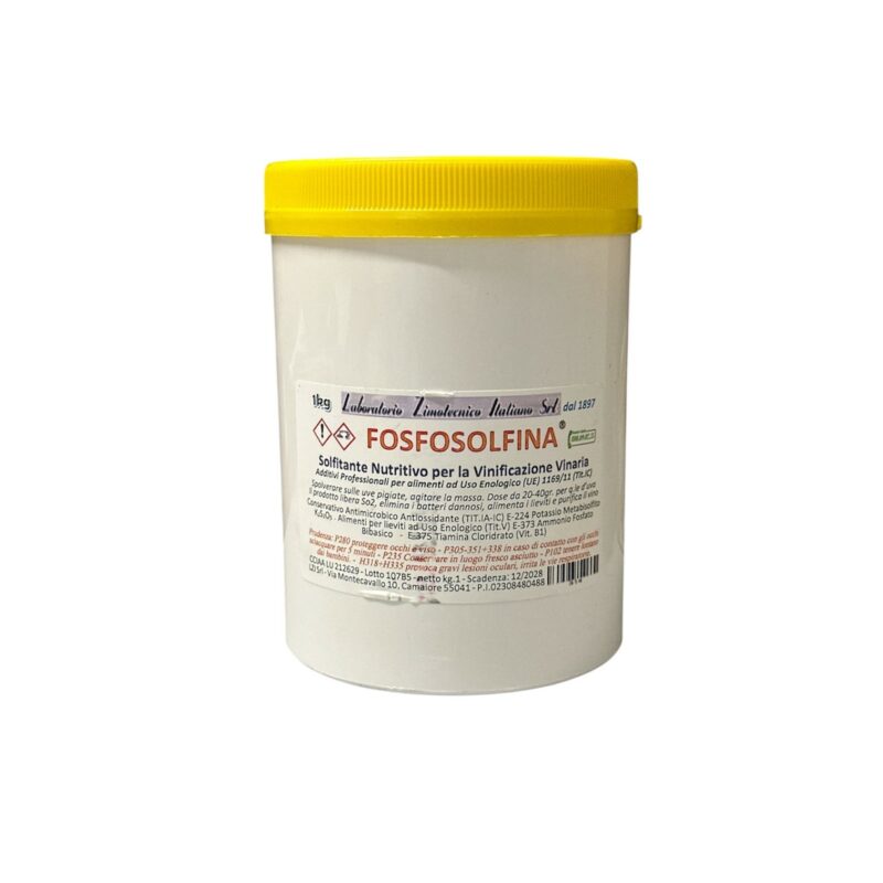 Fosfosolfina Solfitante nutritivo per la Vinificazione Vinaria 1000 gr – LZI