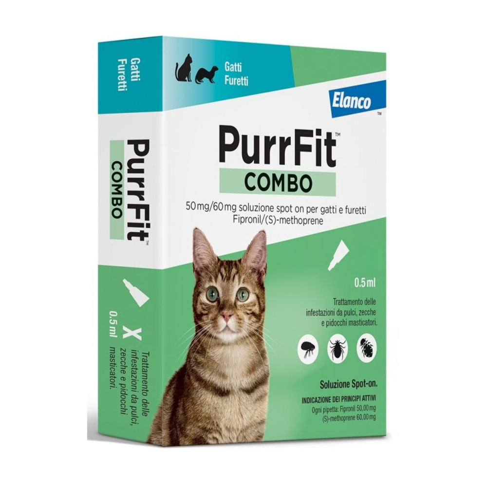 PURRFIT COMBO Gatti e Furetti 6 pipette