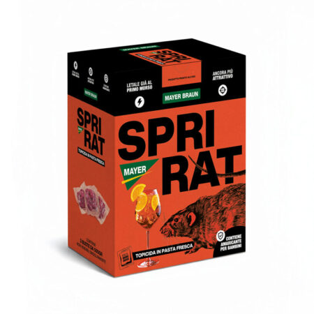 Esca Rodenticida SpriRat in pasta kg. 1,5 Mayer Braun